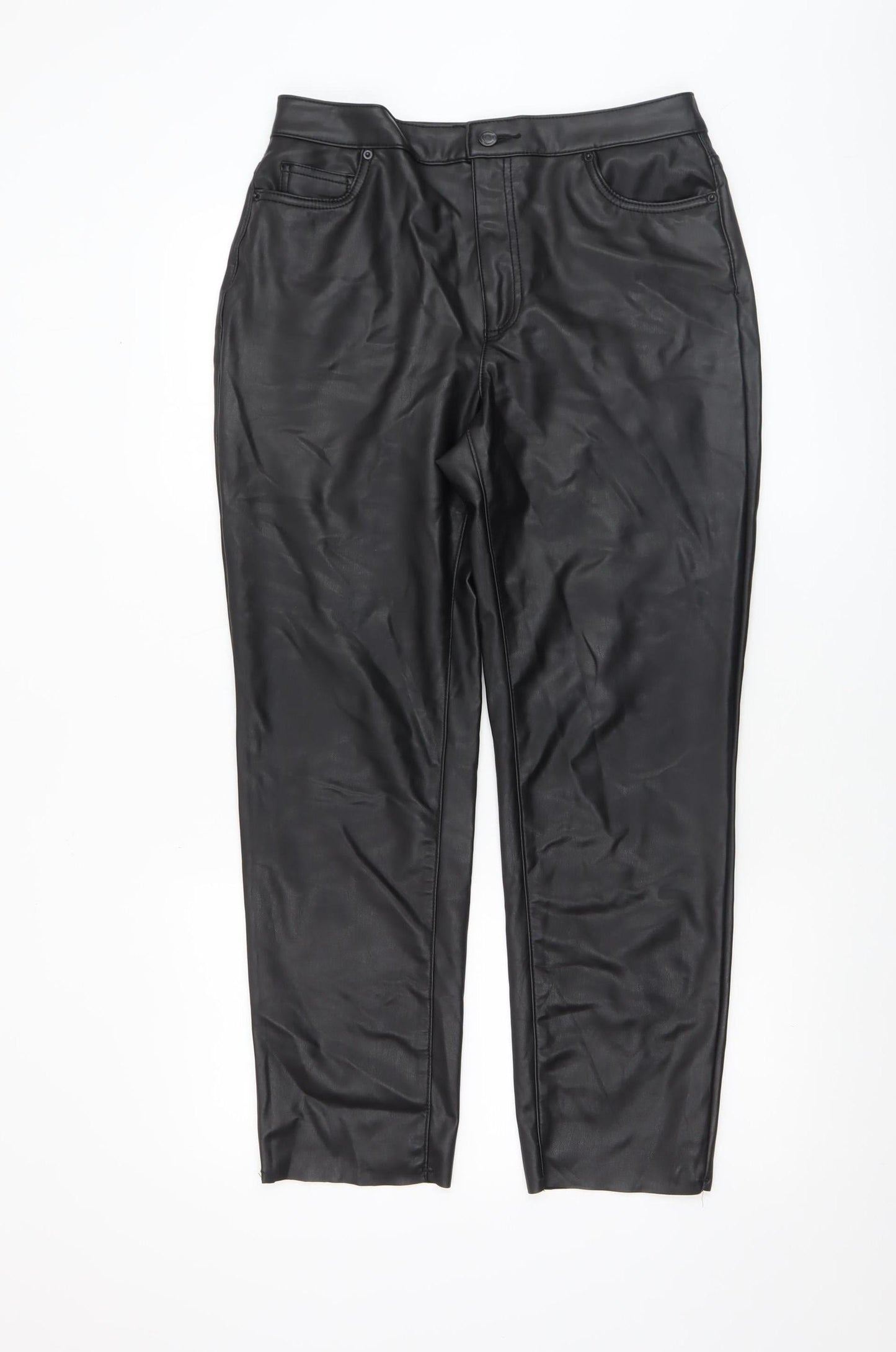 Womens UK Size 14 VERO MODA Regular Fit Casual Party/Cocktail Black Trousers
