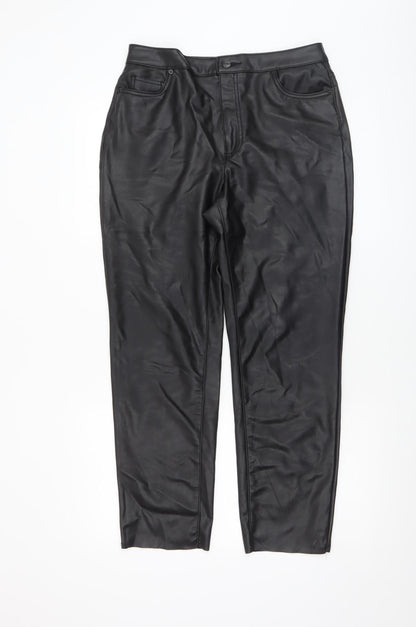 Womens UK Size 14 VERO MODA Regular Fit Casual Party/Cocktail Black Trousers
