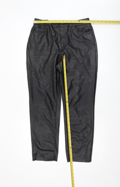 Womens UK Size 14 VERO MODA Regular Fit Casual Party/Cocktail Black Trousers