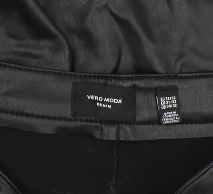 Womens UK Size 14 VERO MODA Regular Fit Casual Party/Cocktail Black Trousers