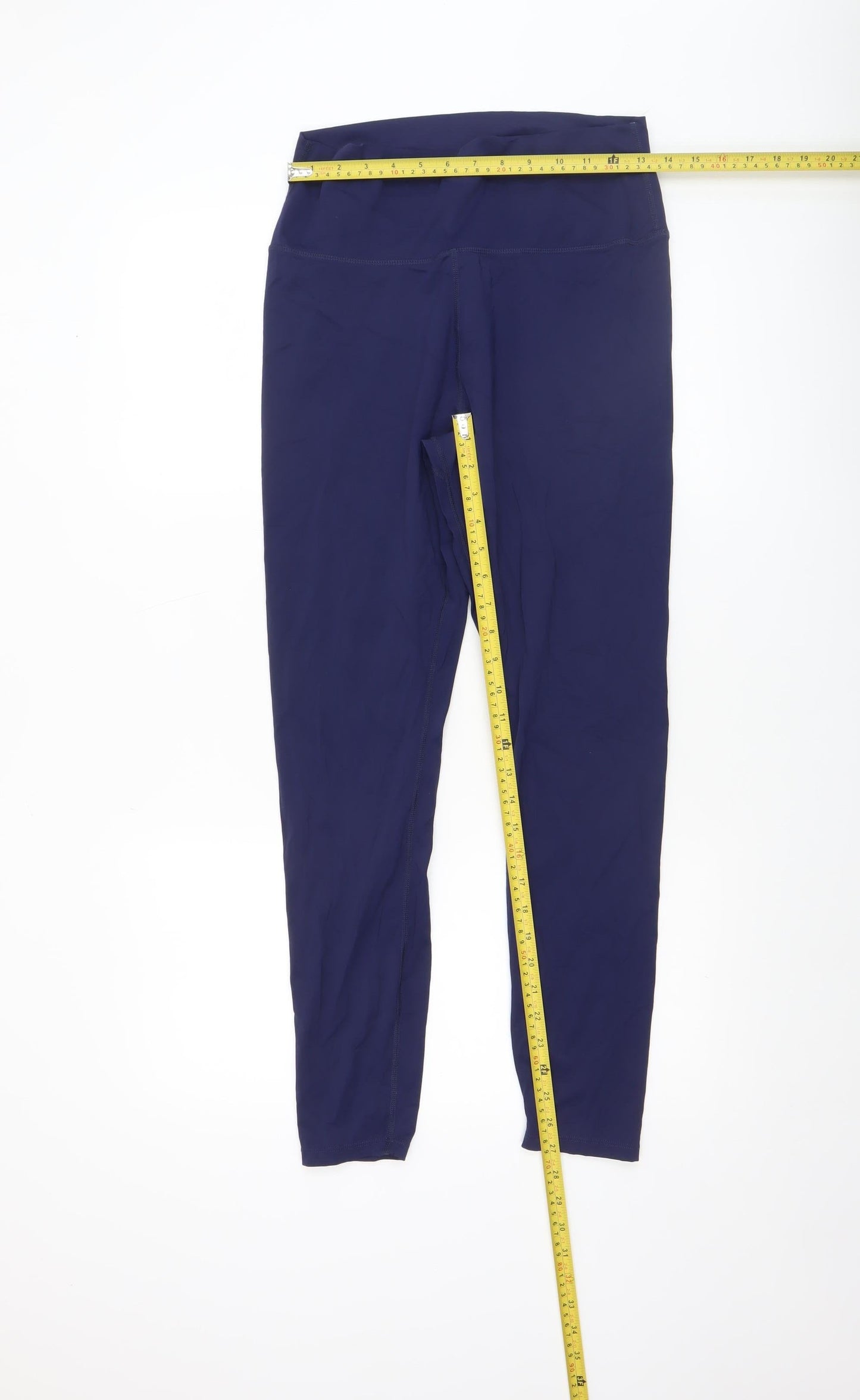 Dunnes Stores Women Blue L Leggings Activewear Yoga Slim Fit