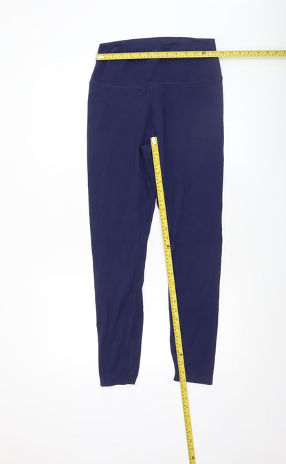 Dunnes Stores Women Blue L Leggings Activewear Yoga Slim Fit