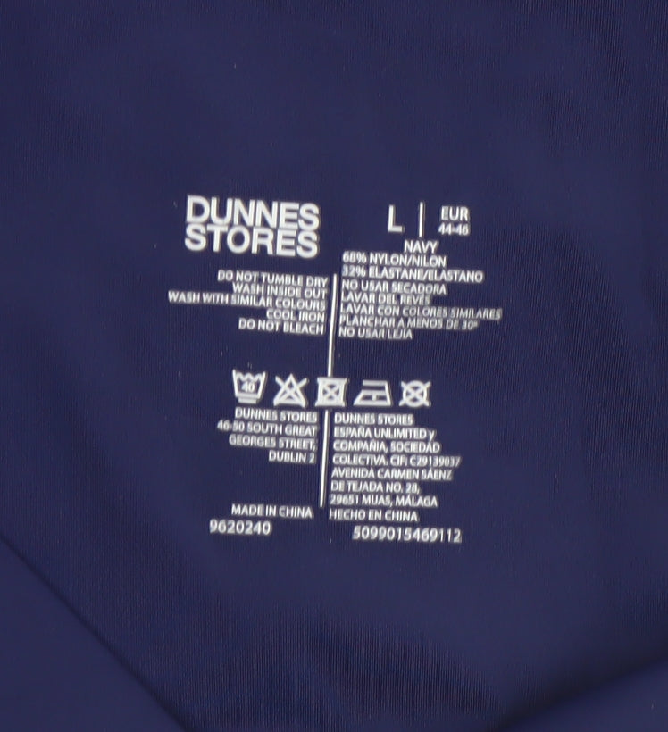 Dunnes Stores Women Blue L Leggings Activewear Yoga Slim Fit