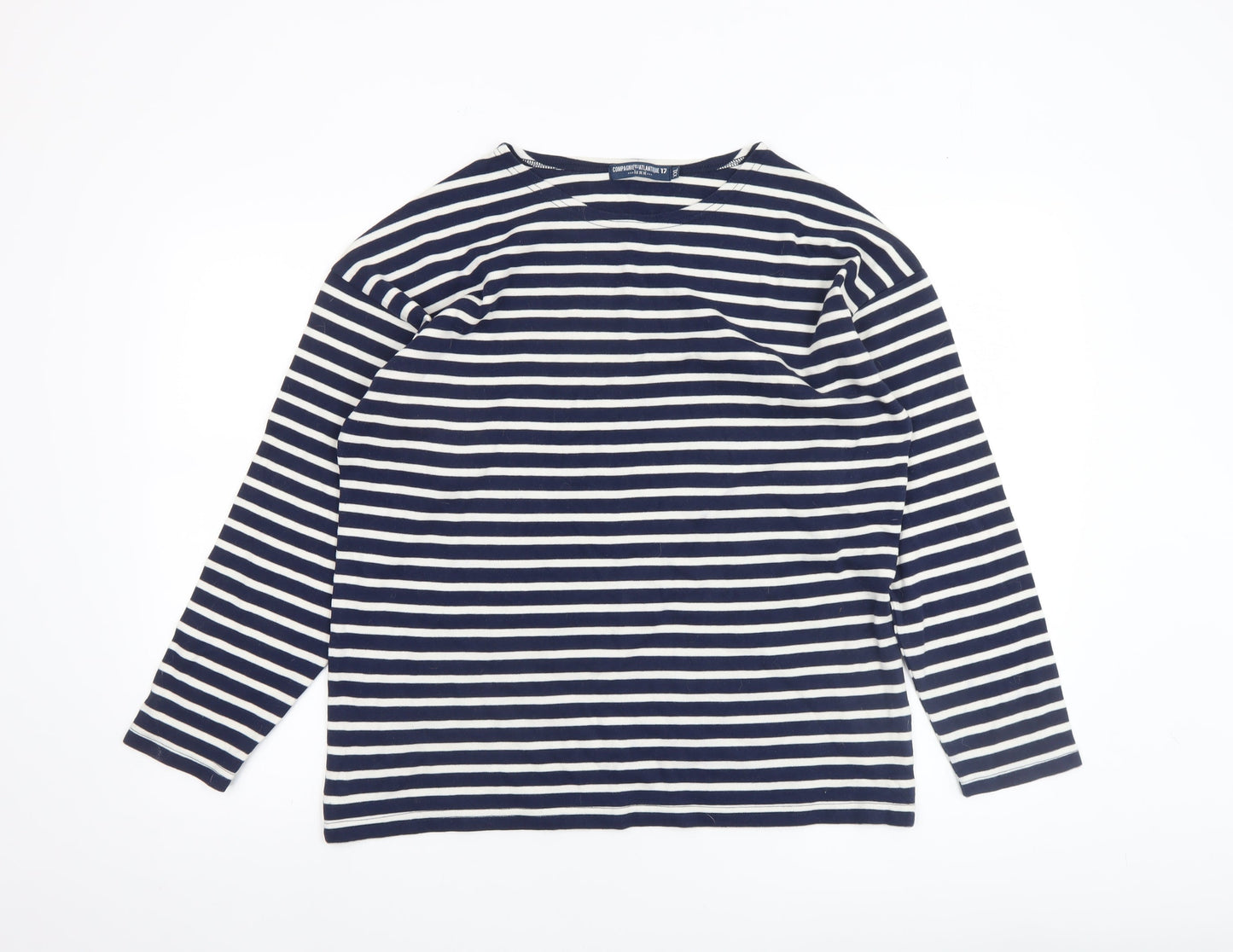 Womens UK Size 2XL Compagnie de l’Atlantique Blue Basic T-Shirt