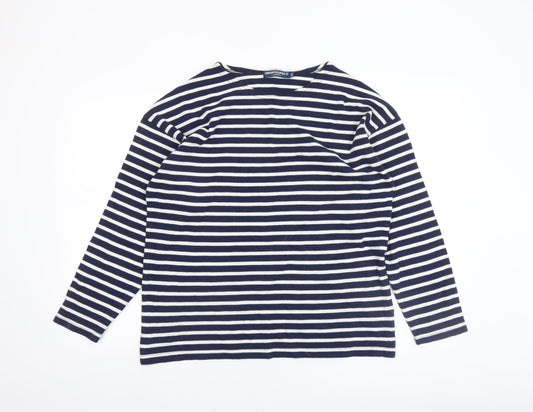 Womens UK Size 2XL Compagnie de l’Atlantique Blue Basic T-Shirt