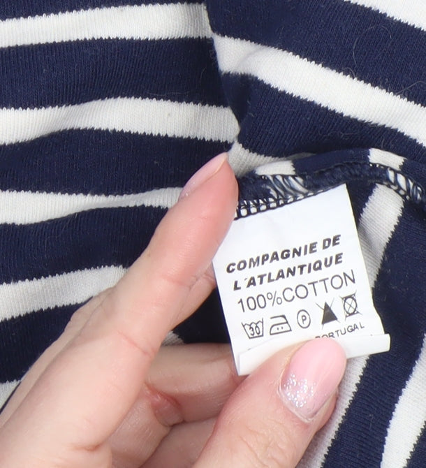 Womens UK Size 2XL Compagnie de l’Atlantique Blue Basic T-Shirt