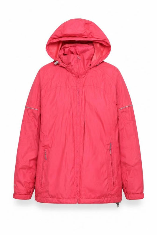 Regatta Womens Pink Waterproof Hooded Rain Jacket Size 12