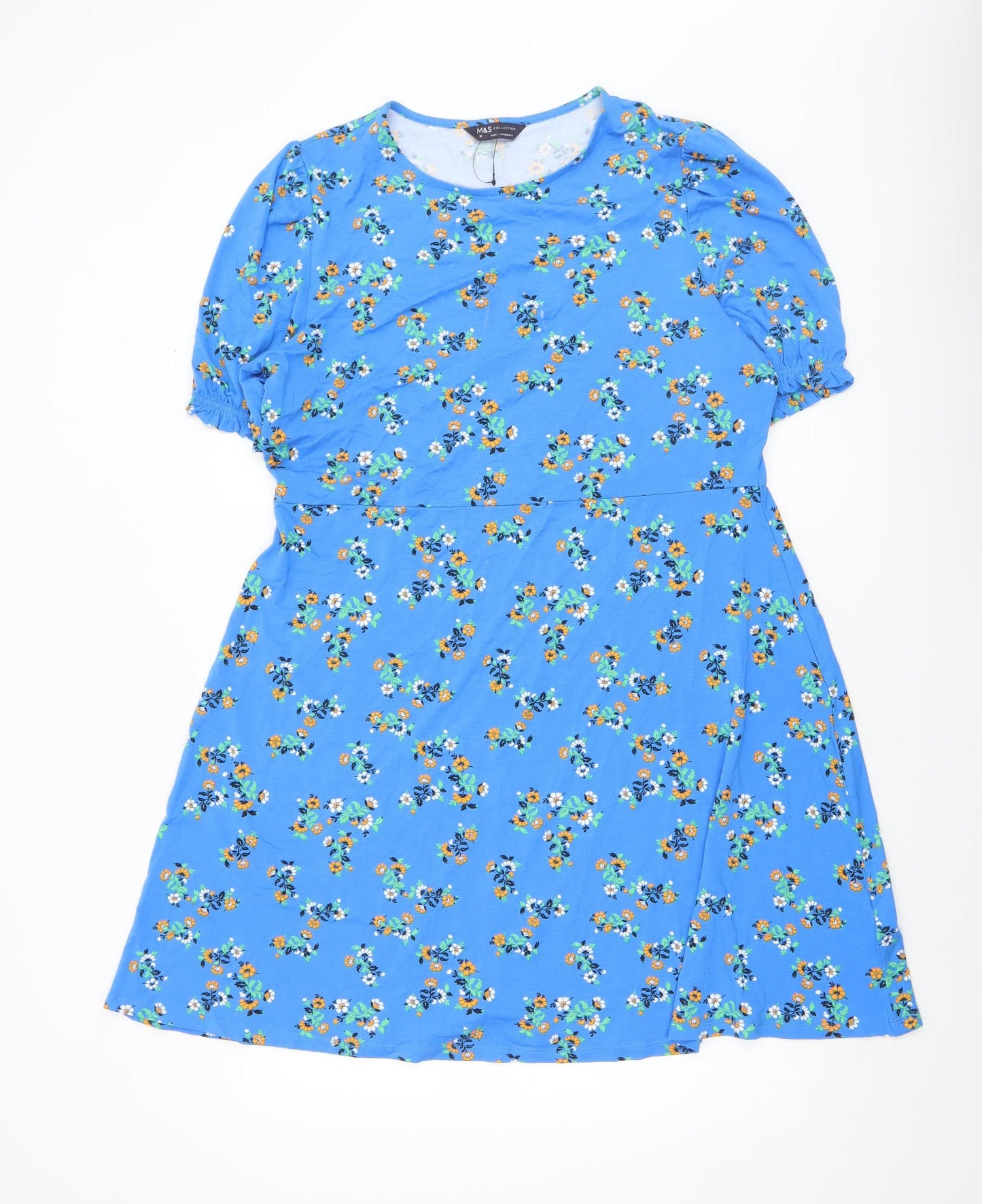 Womens UK Size 16 Marks and Spencer A-Line Dress