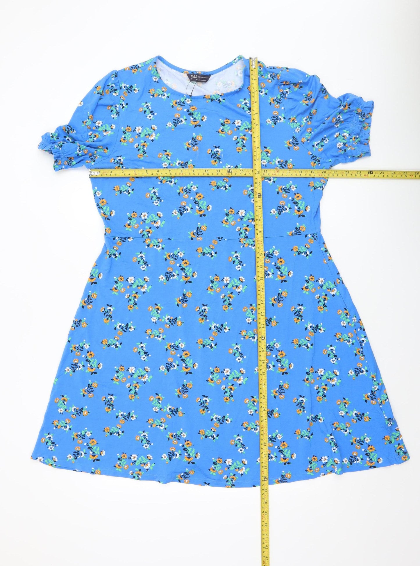 Womens UK Size 16 Marks and Spencer A-Line Dress