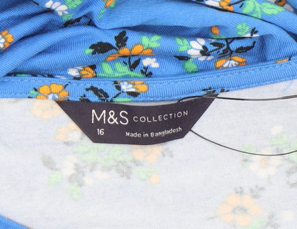 Womens UK Size 16 Marks and Spencer A-Line Dress