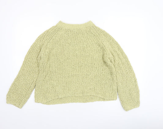 Womens UK Size L Gallery Green Pullover Jumper