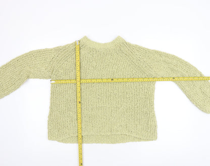 Womens UK Size L Gallery Green Pullover Jumper