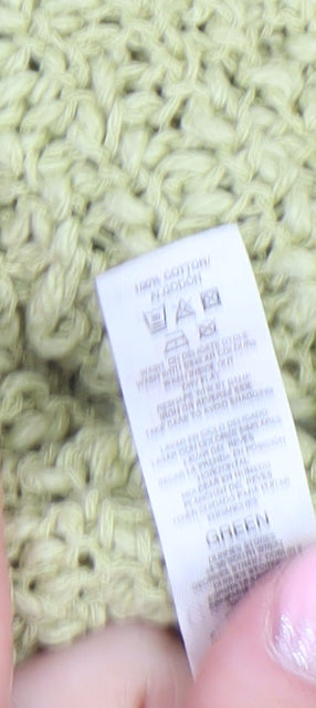 Womens UK Size L Gallery Green Pullover Jumper