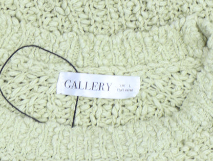 Womens UK Size L Gallery Green Pullover Jumper