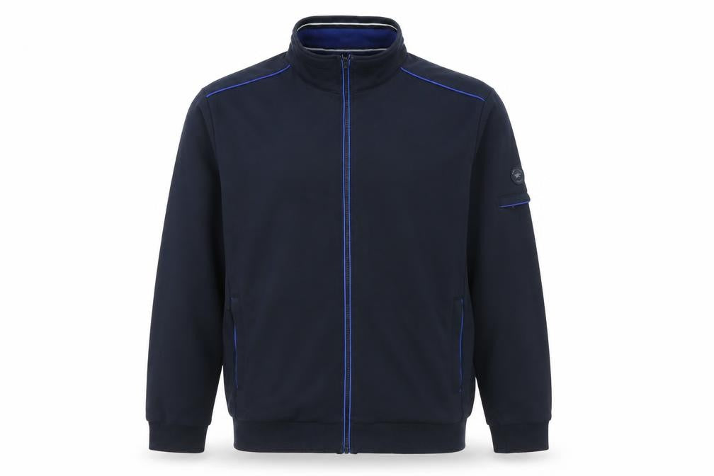 Mens UK Size XL Marco Capelli Blue Bomber Jacket