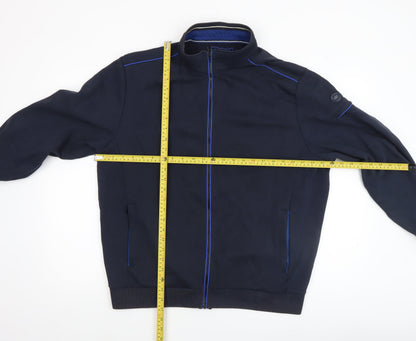 Mens UK Size XL Marco Capelli Blue Bomber Jacket