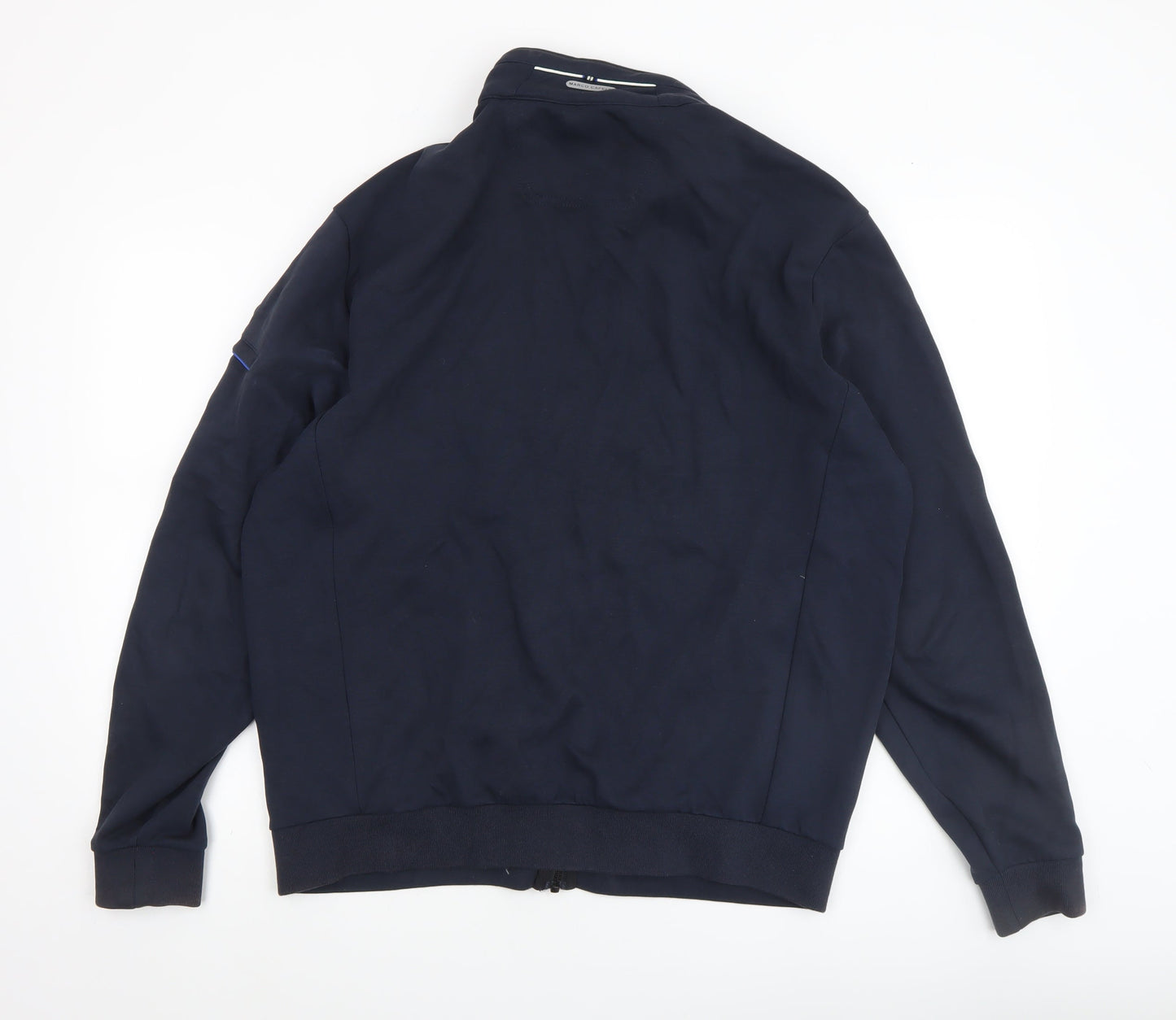 Mens UK Size XL Marco Capelli Blue Bomber Jacket