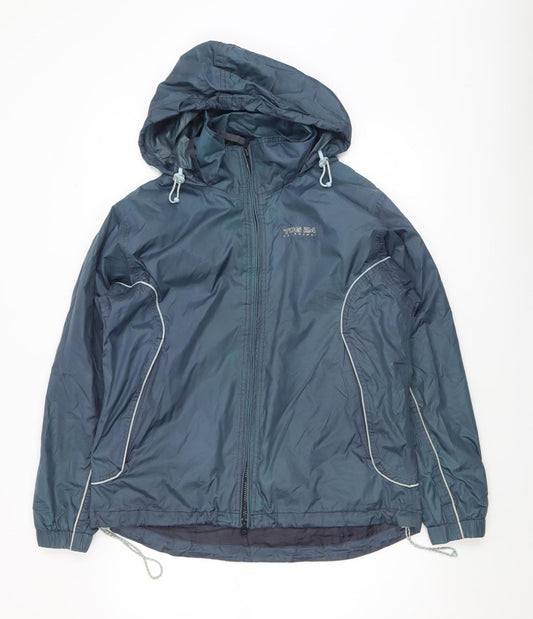 Womens UK Size 12 TOG 24 Blue Rain Coat