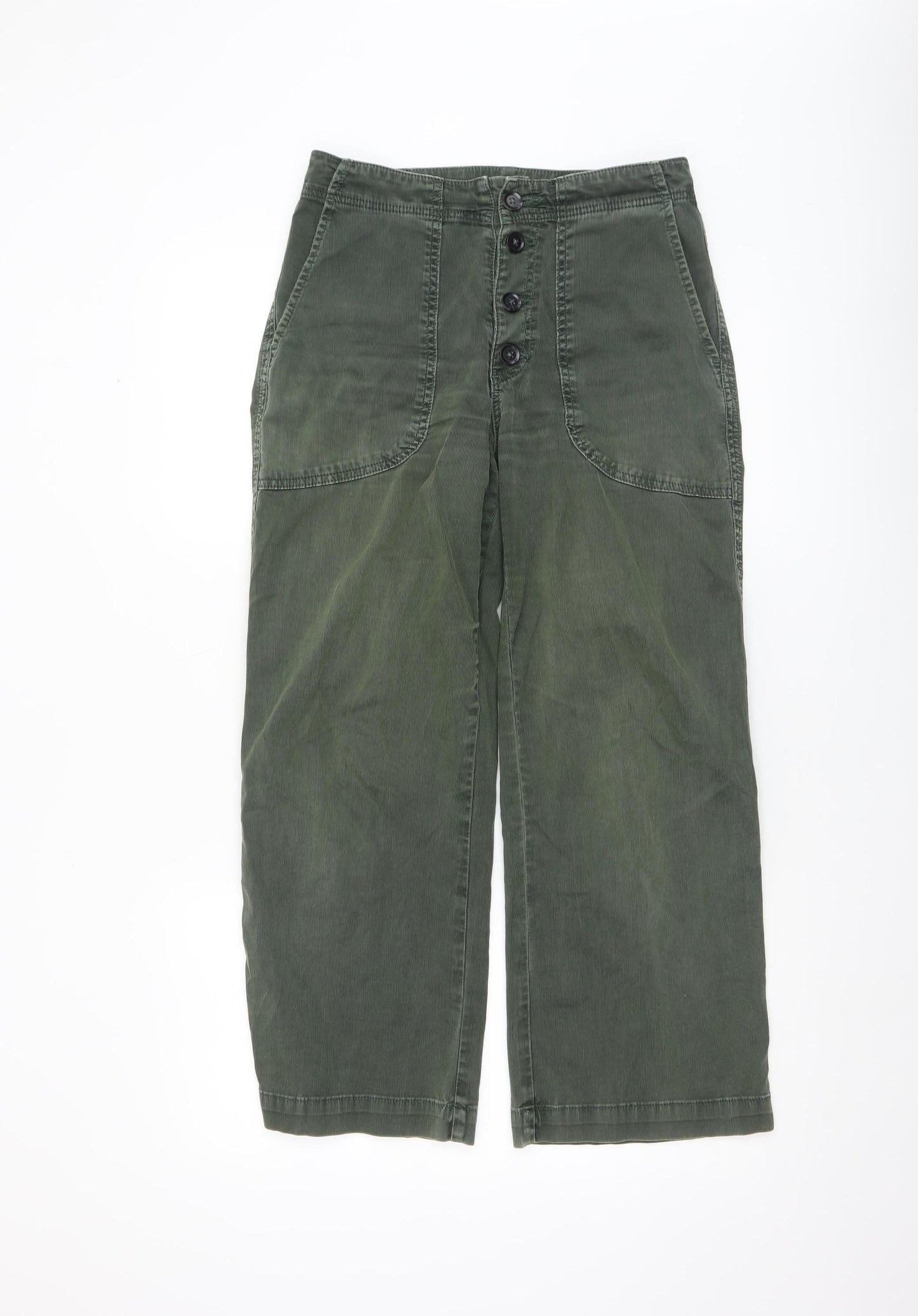 Womens UK Size 27 Adriano Goldschmied Regular Fit Chino Green Trousers