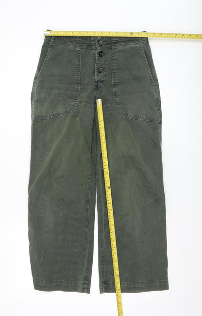 Womens UK Size 27 Adriano Goldschmied Regular Fit Chino Green Trousers