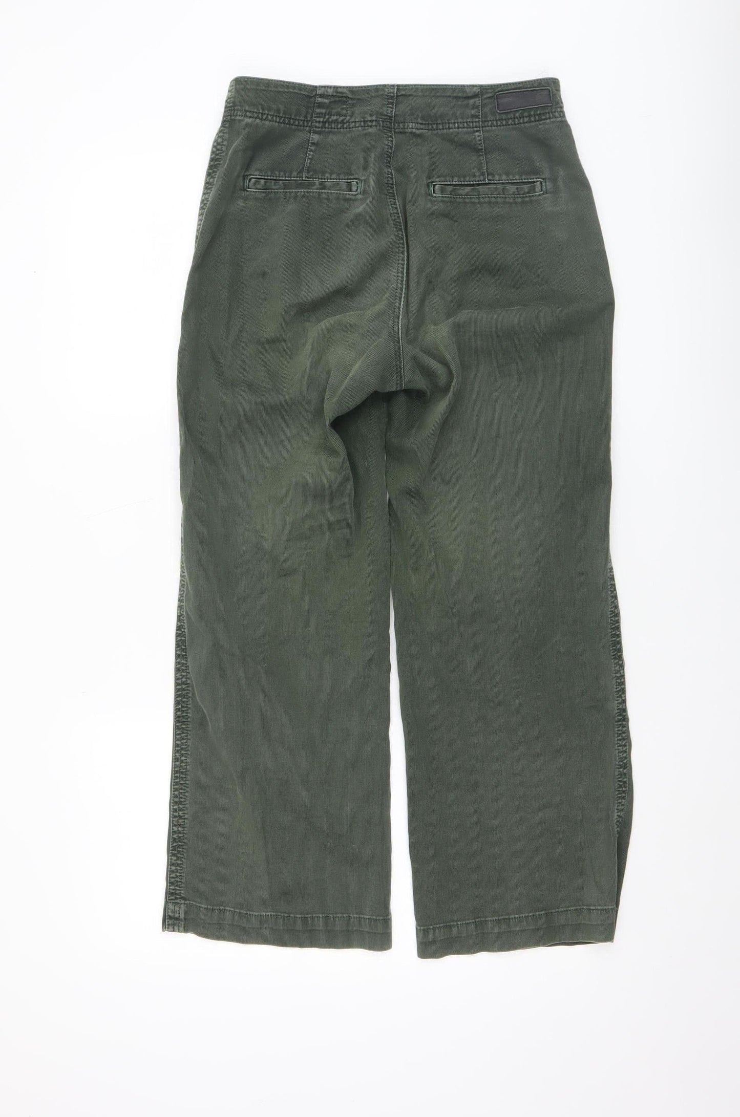 Womens UK Size 27 Adriano Goldschmied Regular Fit Chino Green Trousers