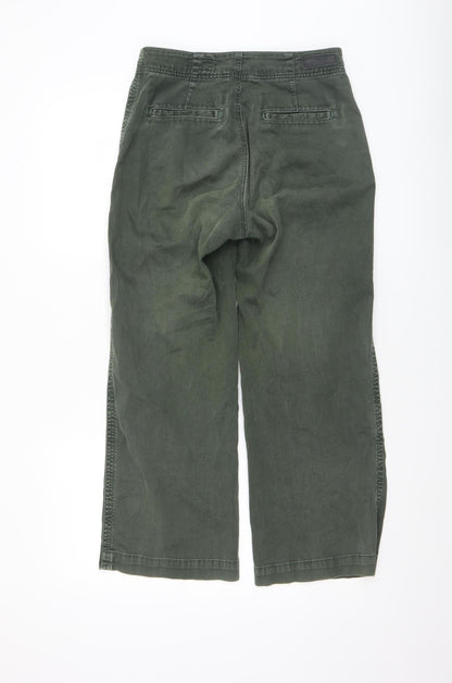 Womens UK Size 27 Adriano Goldschmied Regular Fit Chino Green Trousers