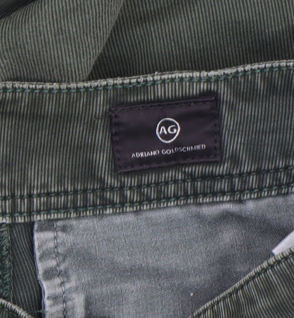 Womens UK Size 27 Adriano Goldschmied Regular Fit Chino Green Trousers