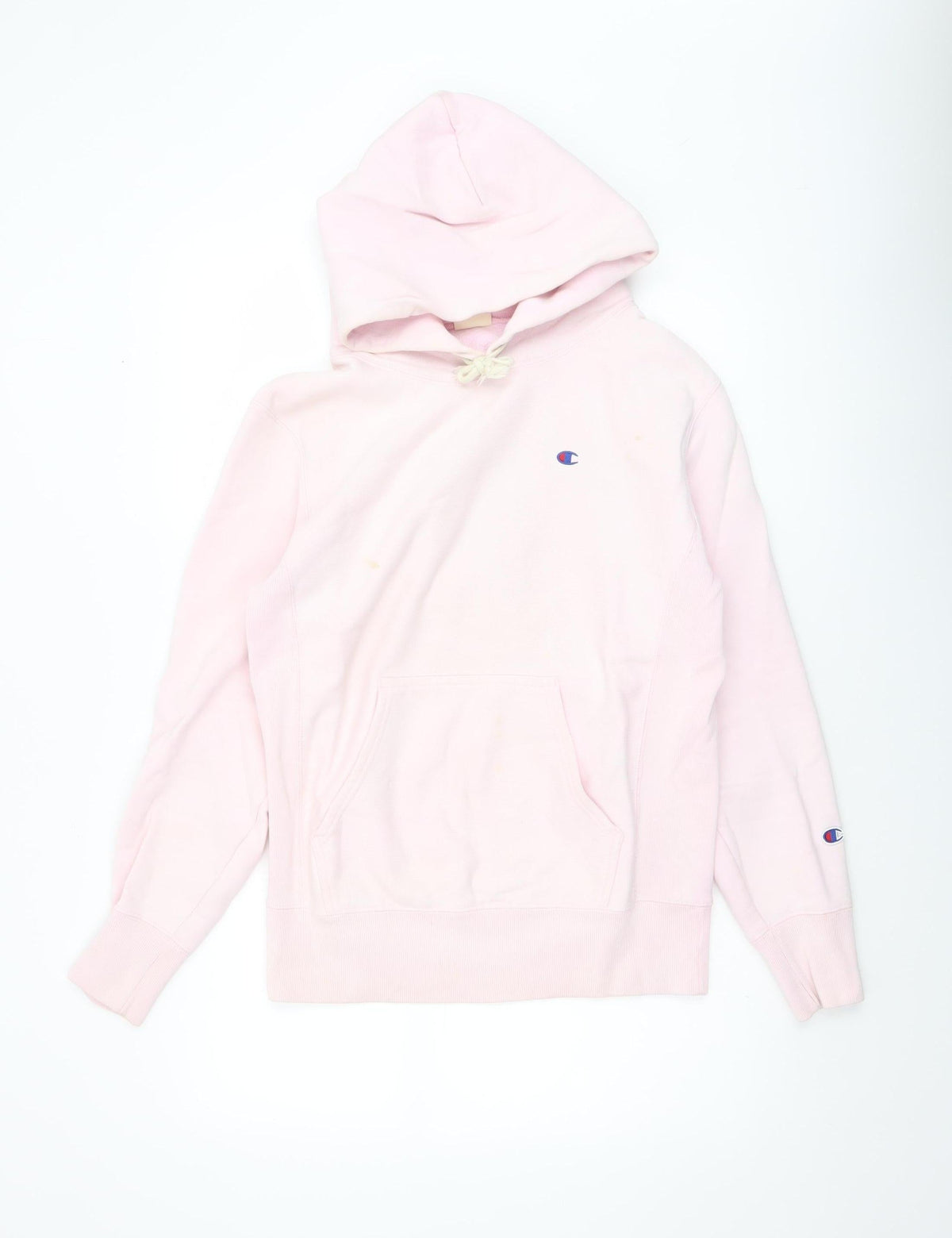 Womens UK Size S Champion Pink Pullover Hoodie