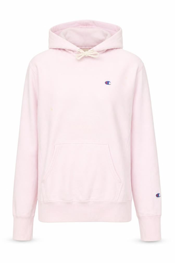 Womens UK Size S Champion Pink Pullover Hoodie