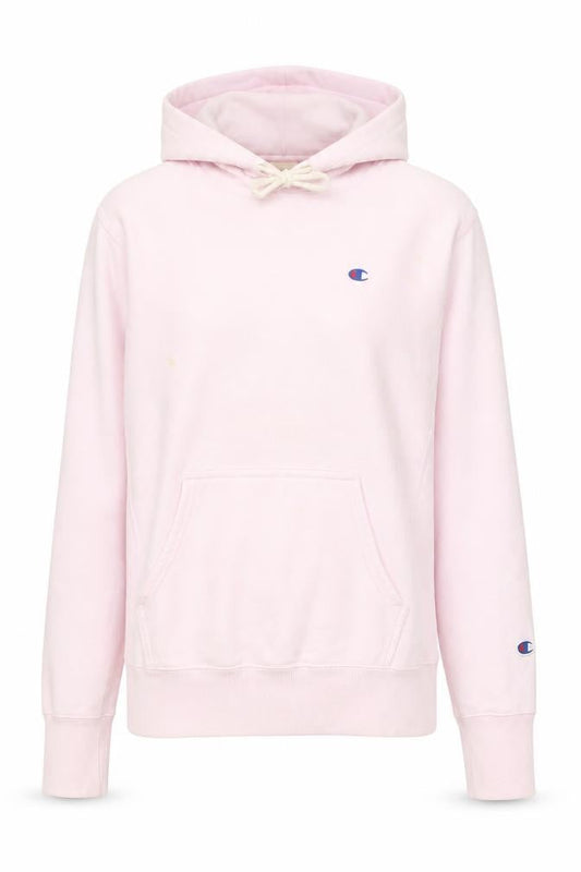 Womens UK Size S Champion Pink Pullover Hoodie