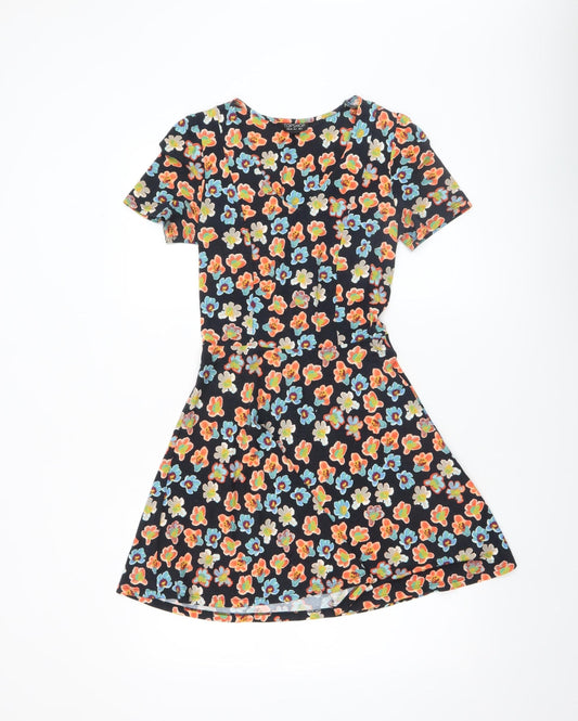 Womens UK Size 6 Topshop Fit & Flare Dress