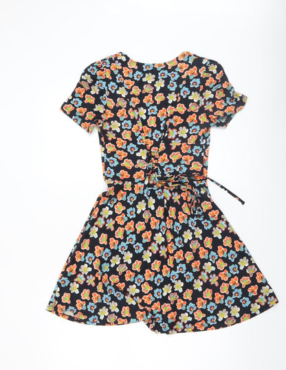 Womens UK Size 6 Topshop Fit & Flare Dress