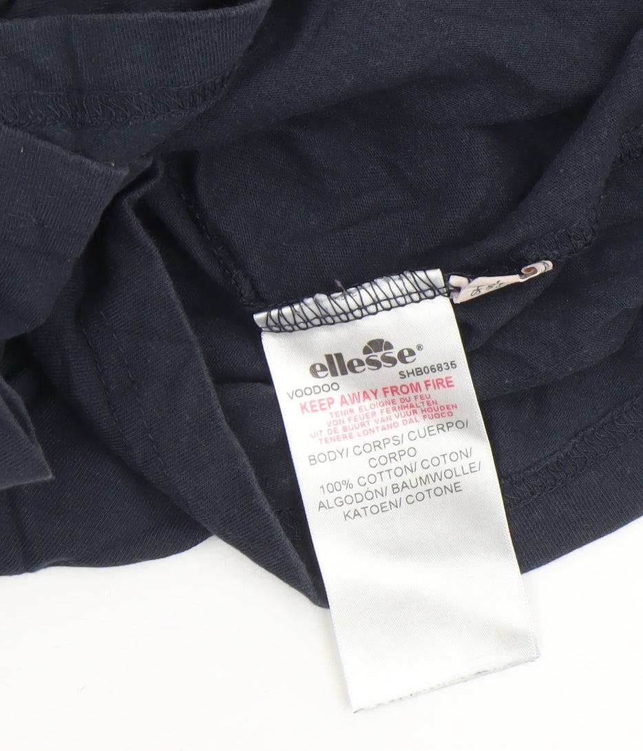 Mens UK Size XS ellesse Blue  T-Shirt