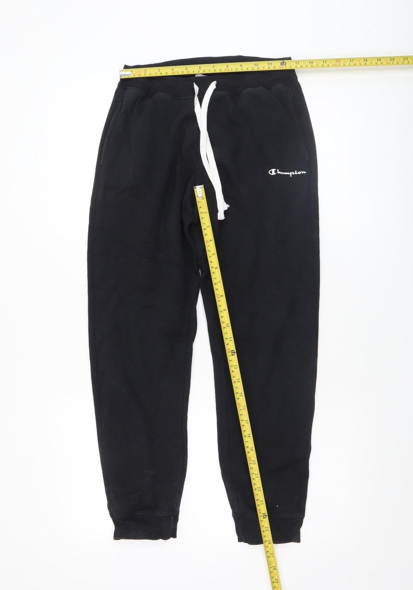 Womens UK Size S Champion Regular Fit Jogger Black Trousers