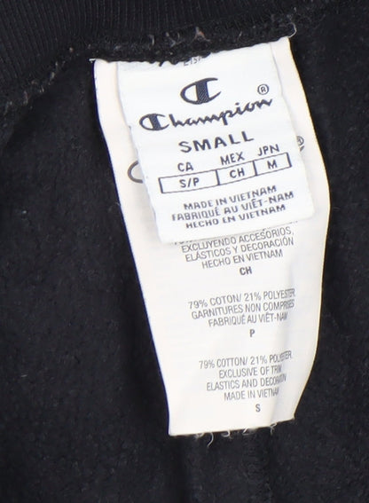 Womens UK Size S Champion Regular Fit Jogger Black Trousers