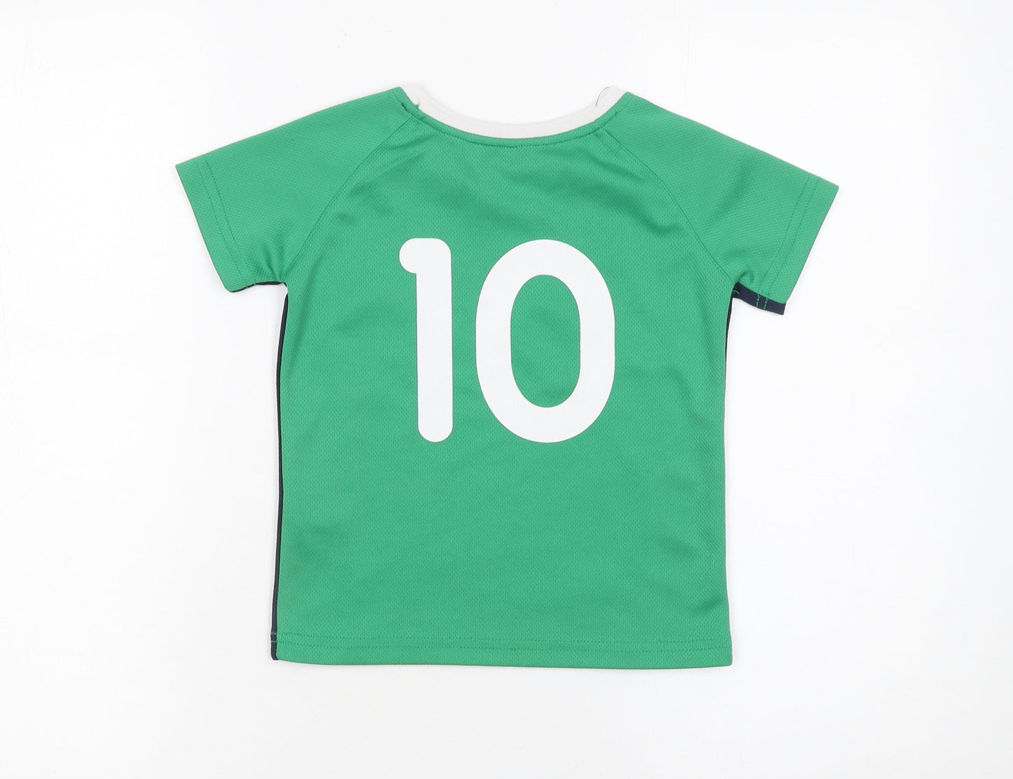 Boys UK Size 5 Years St. Bernard Green Basic T-Shirt