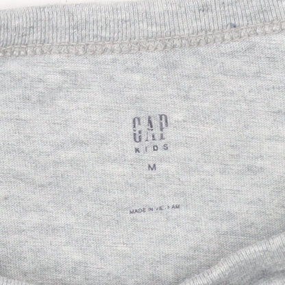 Boys UK Size M Gap Grey Basic T-Shirt