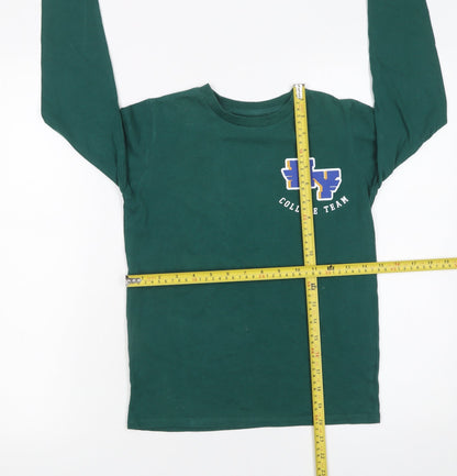 Boys UK Size 8-9 Years Dunnes Stores Green Basic T-Shirt