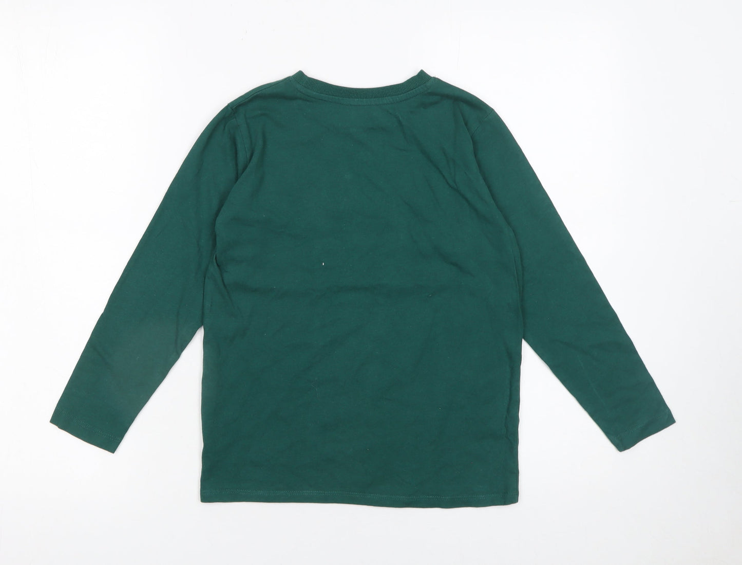 Boys UK Size 8-9 Years Dunnes Stores Green Basic T-Shirt