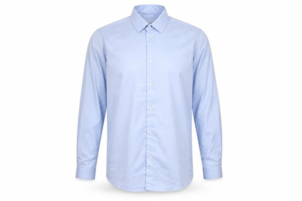 Mens UK Collar Size XL Tailor & Wright Smart Blue  Dress Shirt