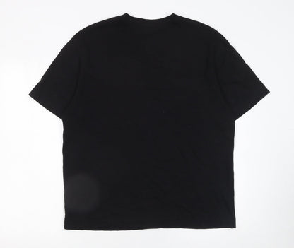 Mens UK Size L Paul Galvin Black  T-Shirt