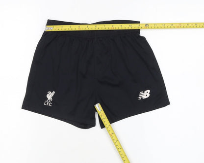 New Balance Boys Black 6-7 Years LFC Football Athletic Shorts