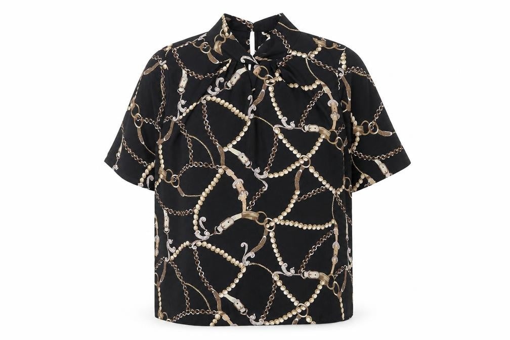 Womens UK Size 14 Dorothy Perkins Black Tunic Blouse