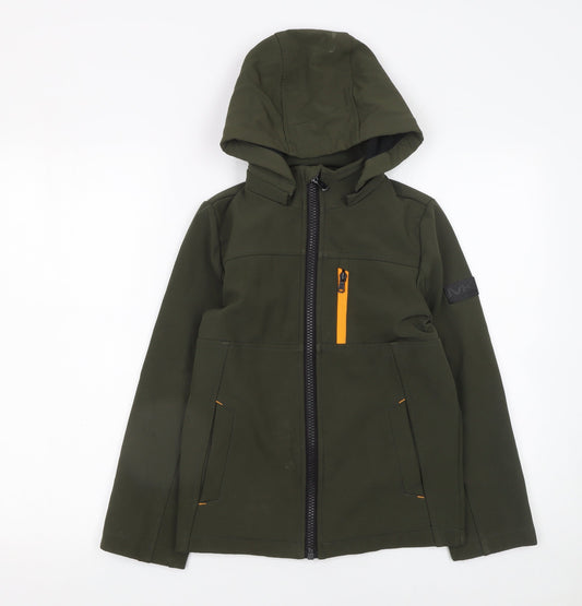 Boys UK Size 8 Years Michael Kors Green Soft Shell