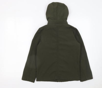 Boys UK Size 8 Years Michael Kors Green Soft Shell