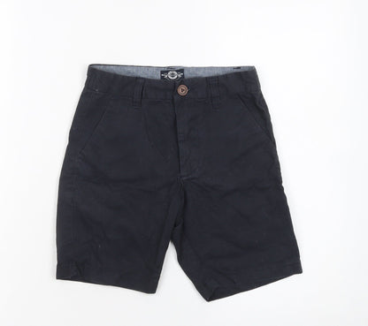 Next Boys Black Chino Shorts 8 Years Regular Fit 100% Cotton
