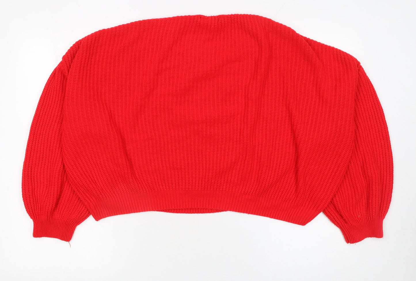 Womens UK Size M Primark Red Pullover Jumper