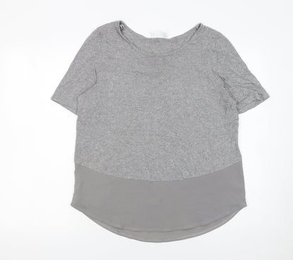 Womens UK Size 12 Savida Grey Basic T-Shirt