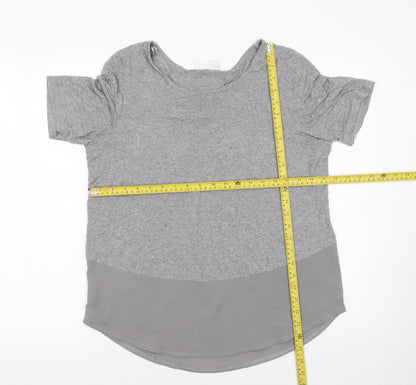 Womens UK Size 12 Savida Grey Basic T-Shirt