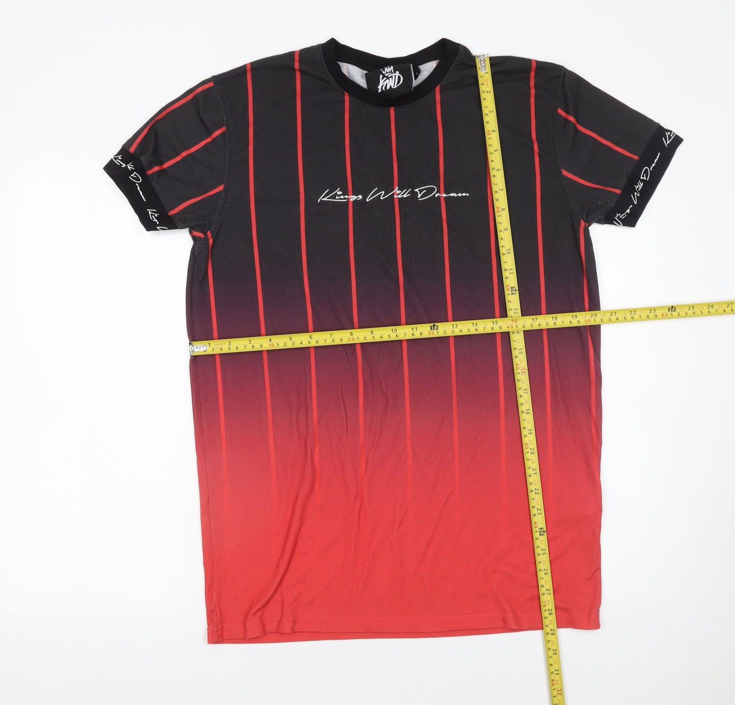 Mens UK Size S Kings Will Dream Red  T-Shirt